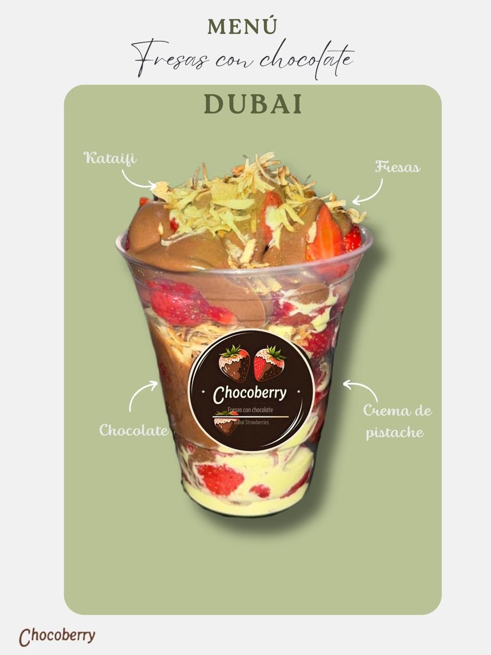 menu Chocoberry